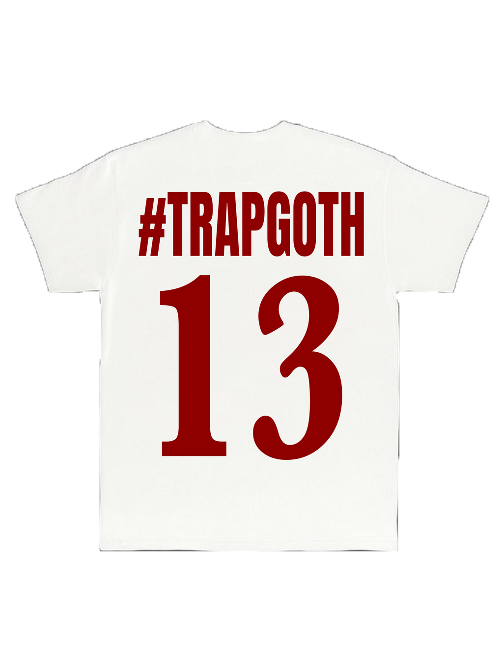 TRAPGOTH 13 WHITE TEE