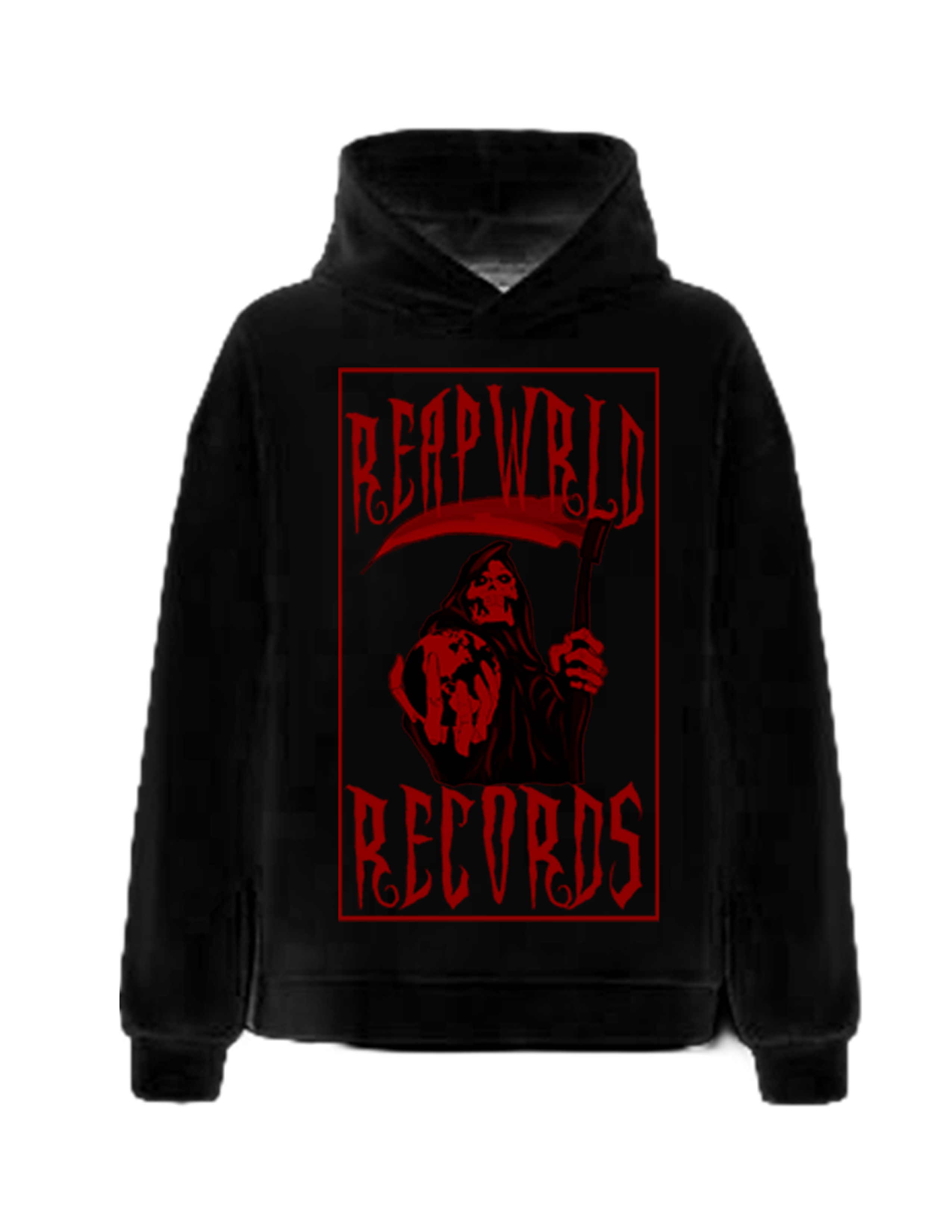 REAPWRLD RECORDS BLACK HOODIE