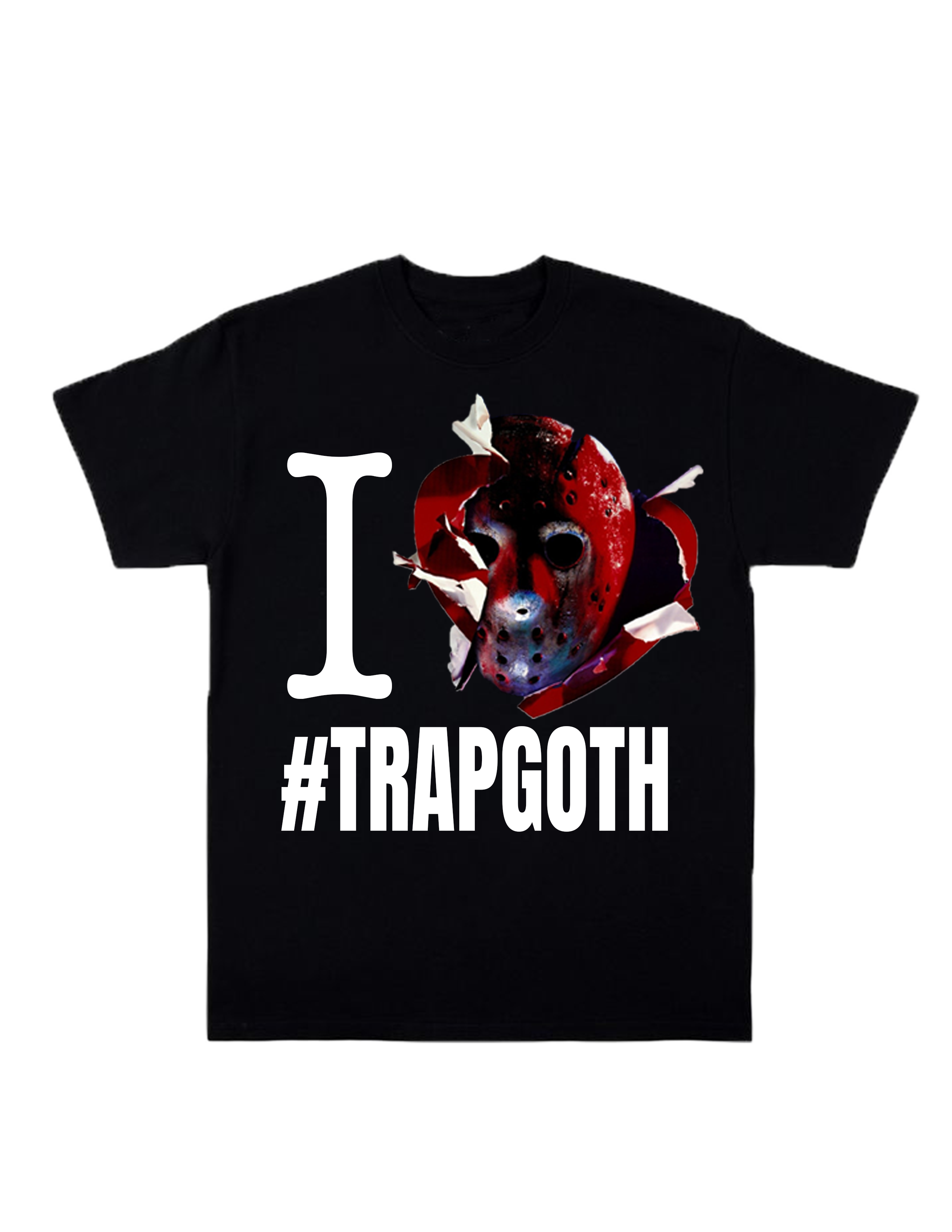 I <3 TRAPGOTH BLACK TEE