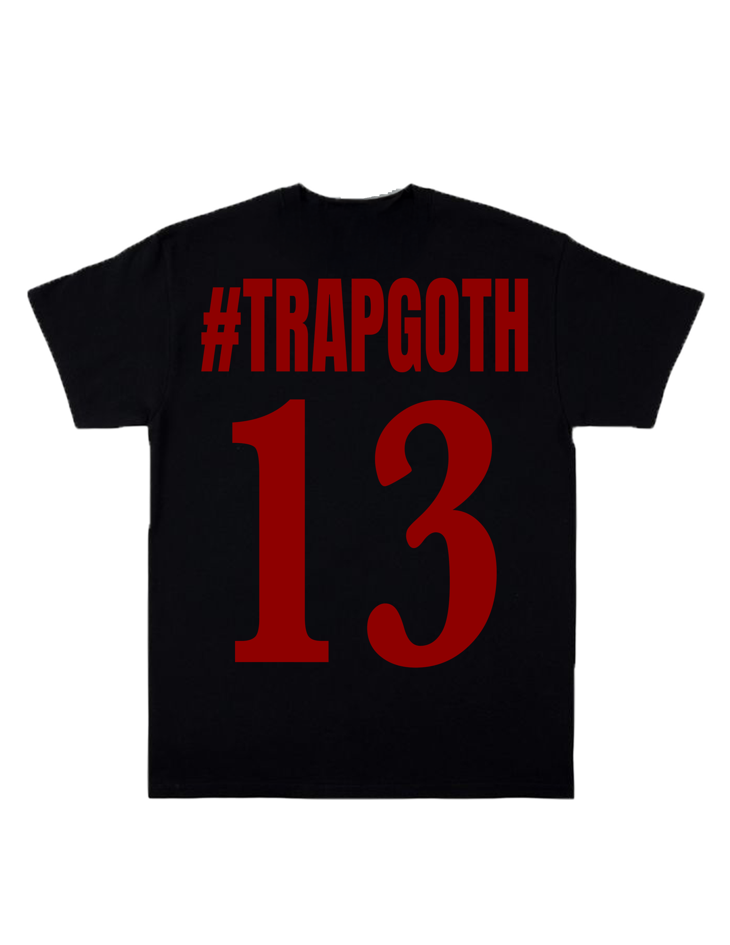 TRAPGOTH 13 BLACK TEE